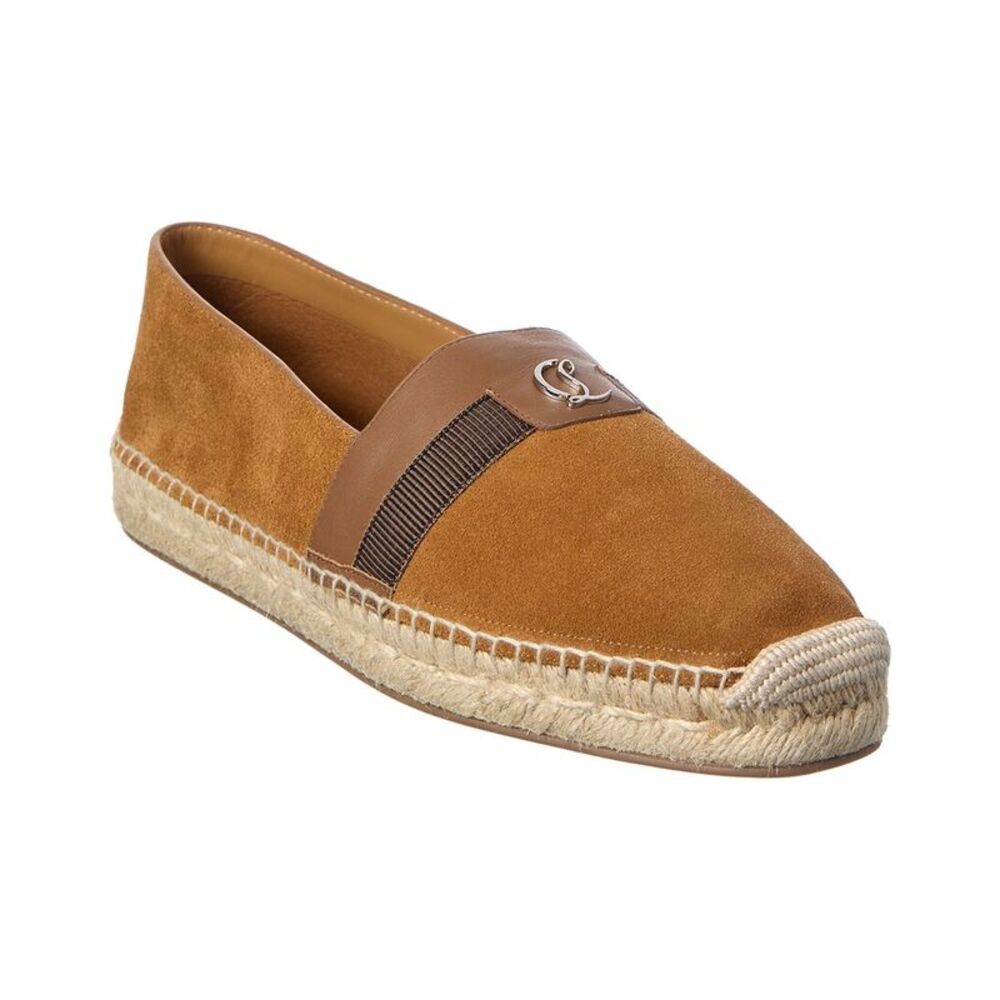 Christian Louboutin Alfarica Suede Espadrille, Brown